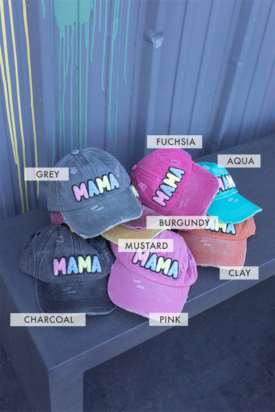Multi Color Mama Baseball Cap Hat <p>CAP-MULTI-MAMA 💲5.95/unit</p>
